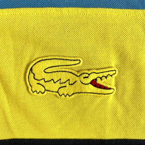 Men’s Vintage Lacoste Polo Shirt – XL – Big Gator – Preppy - Picture 3 of 11